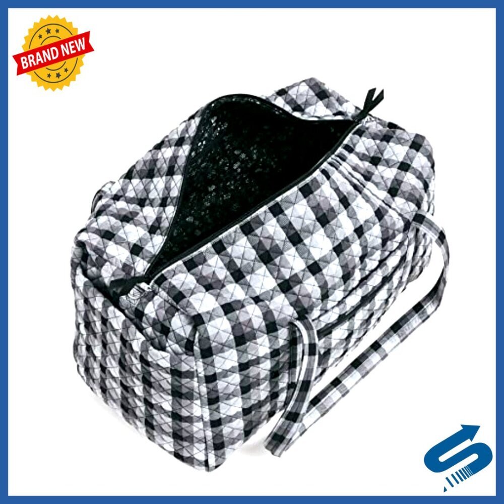 Large Recycled Cotton Travel Duffel Bag, 50L Capacity, Machine Washable - Picture 4 of 6